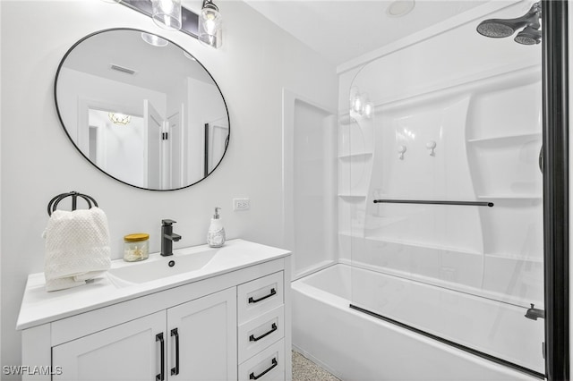 867 Oak St, Fort Myers Beach, FL 33931 - full bath with vanity and bathing tub / shower combination