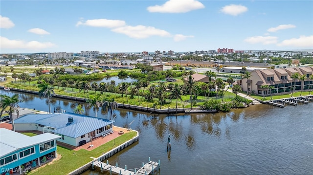 867 Oak St, Fort Myers Beach, FL 33931 - view of urban area with a nearby body of water