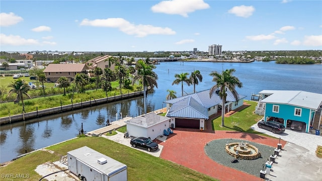 867 Oak St, Fort Myers Beach, FL 33931 - drone / aerial view of a large body of water