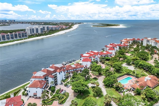 210 La Peninsula Blvd Unit 210, Naples, FL 34113 - aerial view of a large body of water and apartment complex / building