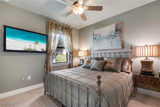 7478 Winding Cypress Dr, Naples, FL 34114 - bedroom featuring carpet flooring and ceiling fan