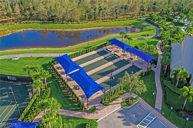 7478 Winding Cypress Dr, Naples, FL 34114 - aerial view of a nearby body of water