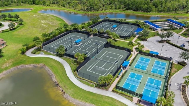 7478 Winding Cypress Dr, Naples, FL 34114 - drone / aerial view of a large body of water