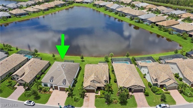 7478 Winding Cypress Dr, Naples, FL 34114 - aerial view of residential area featuring a nearby body of water