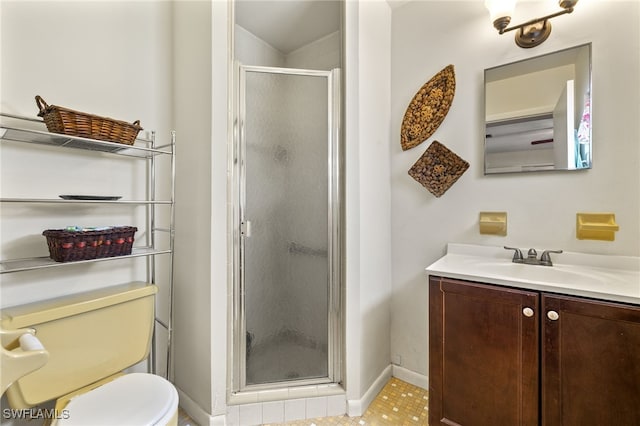 326 Canyon Dr N, Lehigh Acres, FL 33936 - bathroom featuring vanity and a shower stall