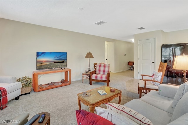 6425 Estero Bay Dr, Fort Myers, FL 33908 - living room with carpet and baseboards