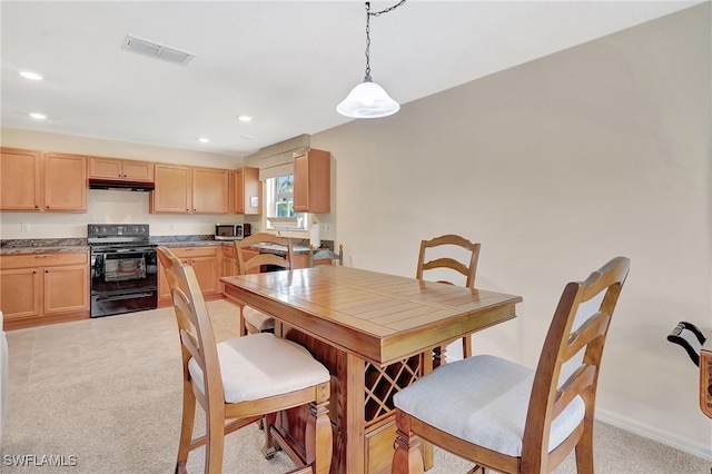 6425 Estero Bay Dr, Fort Myers, FL 33908 - dining room featuring recessed lighting and light colored carpet
