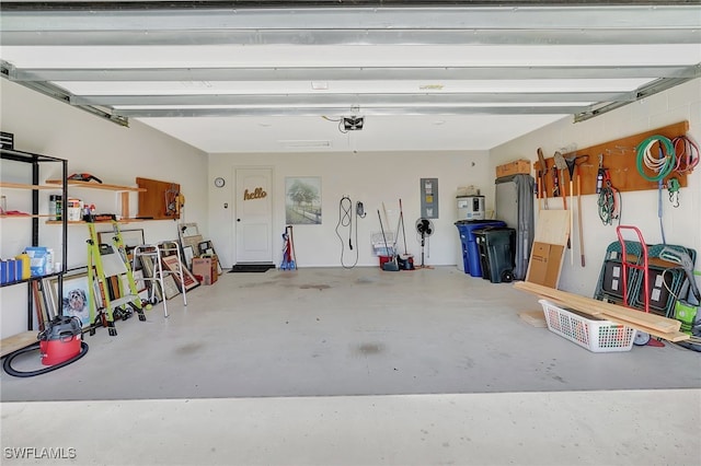 6425 Estero Bay Dr, Fort Myers, FL 33908 - garage featuring a garage door opener