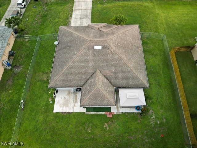 424 La Perouse St, Lehigh Acres, FL 33974 - view from above of property