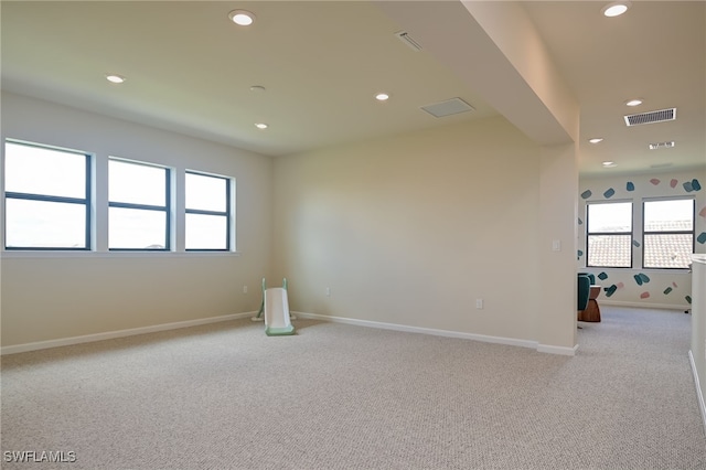 4442 Battlecreek Way, Ave Maria, FL 34142 - empty room featuring light colored carpet and recessed lighting