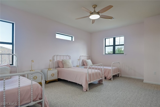 4442 Battlecreek Way, Ave Maria, FL 34142 - carpeted bedroom with baseboards and ceiling fan