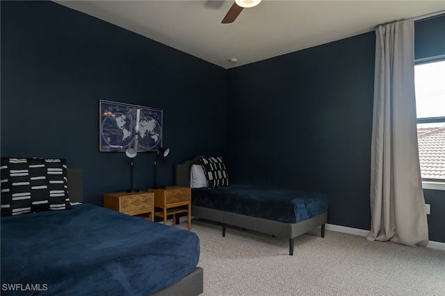 4442 Battlecreek Way, Ave Maria, FL 34142 - carpeted bedroom with a ceiling fan and baseboards