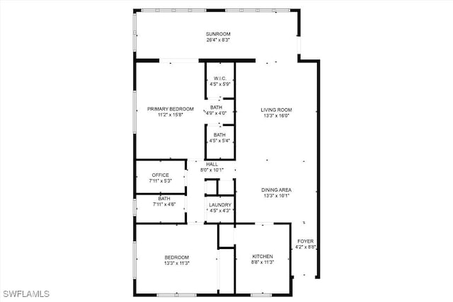 2127 SW Pine Ln Unit 3, Cape Coral, FL 33991 - view of home floor plan