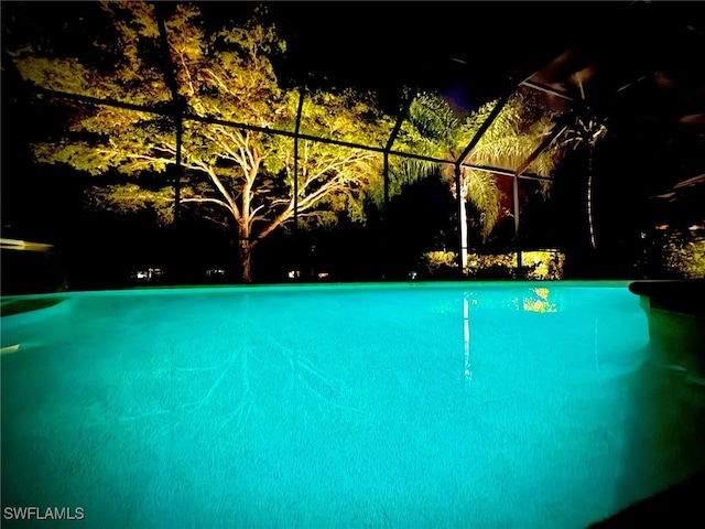 7637 Mulberry Ln, Naples, FL 34114 - outdoor pool featuring a lanai