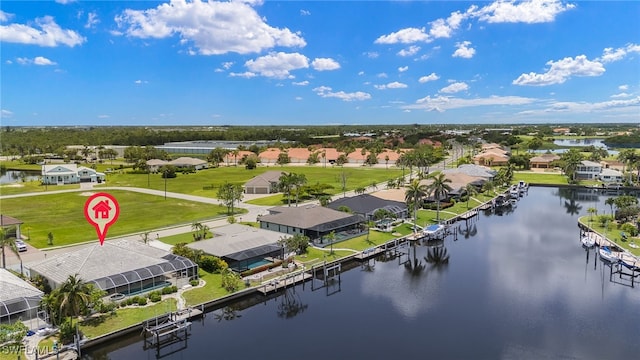 3615 Tripoli Blvd, Punta Gorda, FL 33950 - aerial perspective of suburban area featuring a nearby body of water