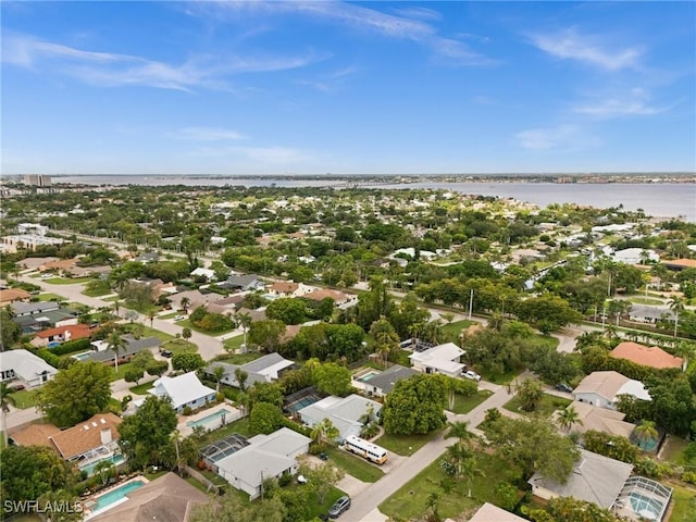 770 Wilson Ave, Fort Myers, FL 33919 - aerial overview of property's location featuring a nearby body of water and nearby suburban area