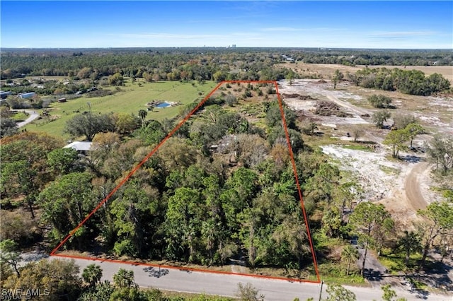5300 Higginbotham Rd, Fort Myers, FL 33905 - aerial view of sparsely populated area featuring property parcel outlined