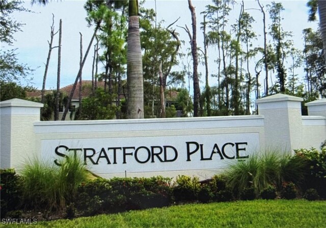 1405 Tiffany Ln Unit 1402, Naples, FL 34105 - view of community sign