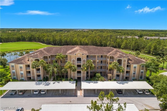 3760 Sawgrass Way Unit 3514, Naples, FL 34112 - drone / aerial view of a large body of water and a golf course