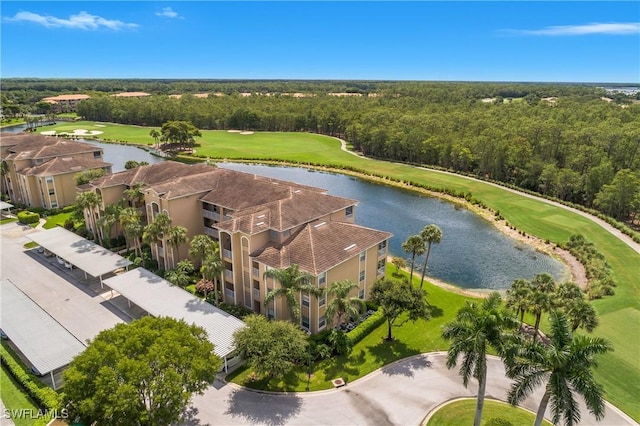 3760 Sawgrass Way Unit 3514, Naples, FL 34112 - aerial view of a large body of water and a golf course