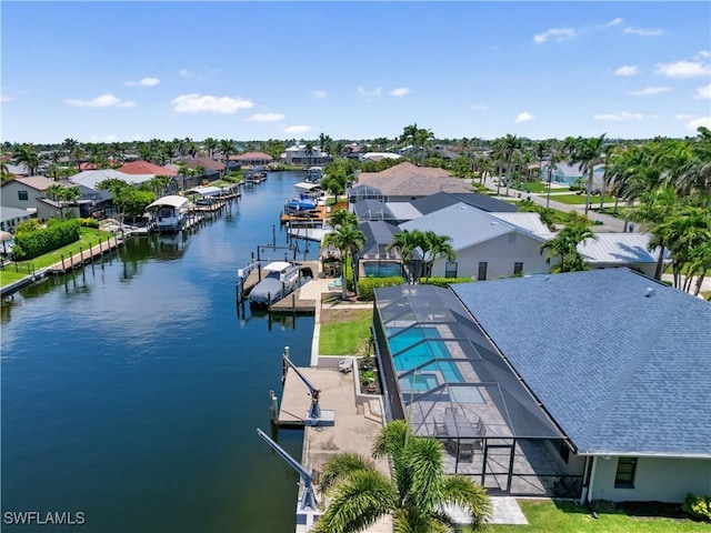1431 SW 53rd Ln, Cape Coral, FL 33914 - aerial perspective of suburban area with a large body of water