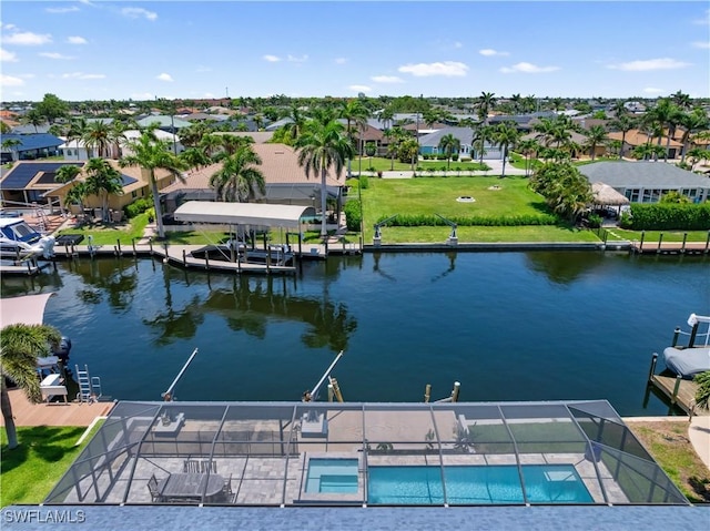 1431 SW 53rd Ln, Cape Coral, FL 33914 - aerial view of residential area with a nearby body of water