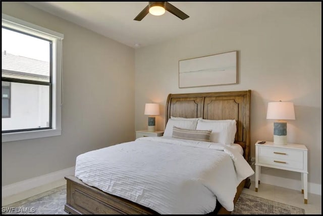 2229 SW 17th Pl, Cape Coral, FL 33991 - bedroom featuring baseboards and ceiling fan