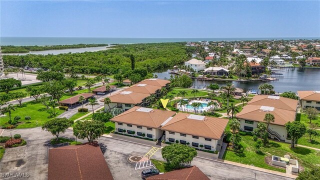 519 Seaview Ct Unit N4, Marco Island, FL 34145 - aerial view of residential area featuring a nearby body of water