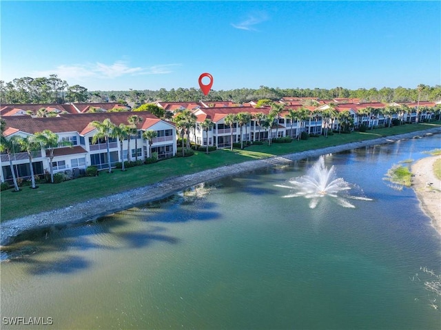 4660 Winged Foot Ct Unit 104, Naples, FL 34112 - water view with nearby suburban area