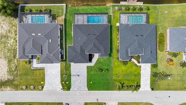 1405 SW 28th Ter, Cape Coral, FL 33914 - aerial view of a pool