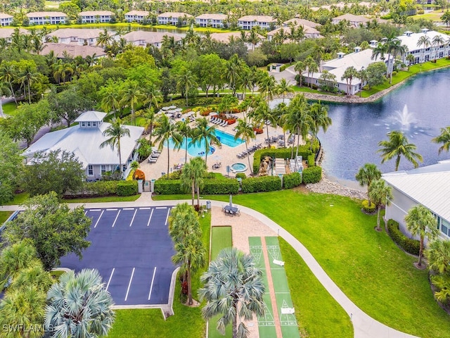 7970 Mahogany Run Ln Unit 216, Naples, FL 34113 - bird's eye view of a large body of water and a pool