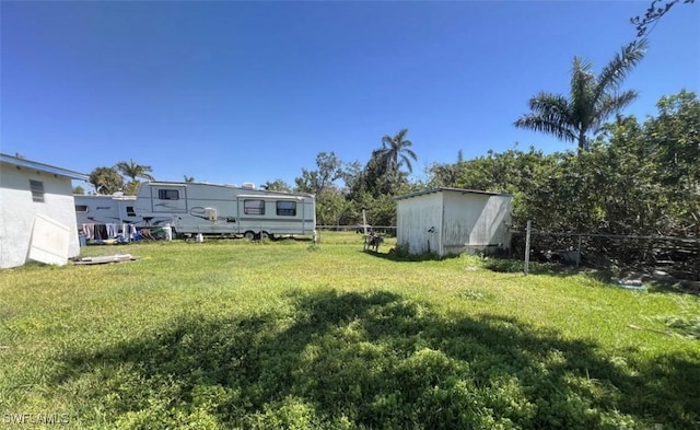 2027 Mark Ave, Punta Gorda, FL 33950 - view of yard with a storage shed