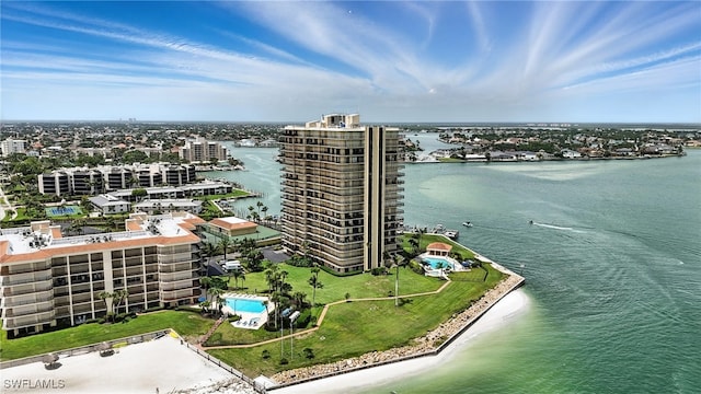 1100 S Collier Blvd Unit 723, Marco Island, FL 34145 - view of urban area featuring a large body of water and a pool