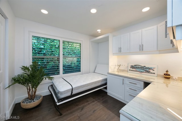 1129 8th Ter N, Naples, FL 34102 - bedroom featuring dark wood finished floors and recessed lighting