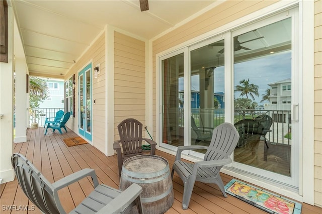 830 San Carlos Dr, Fort Myers Beach, FL 33931 - view of wooden porch
