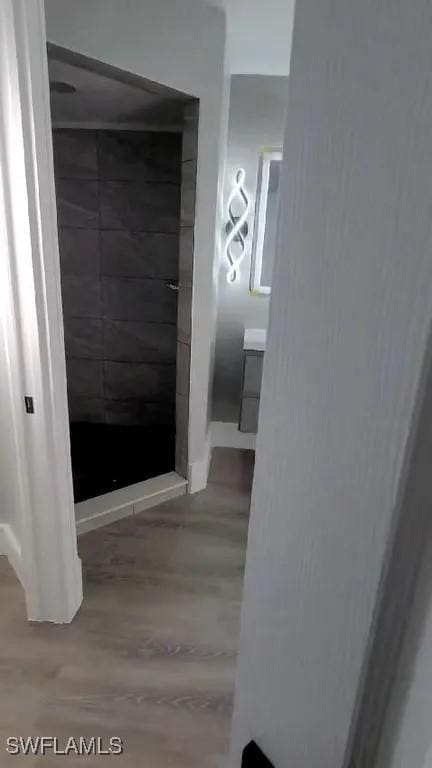 1614 SW 27th St, Cape Coral, FL 33914 - bathroom with wood finished floors