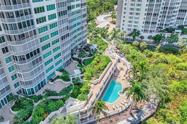 275 Indies Way Unit 1001, Naples, FL 34110 - aerial view of a pool