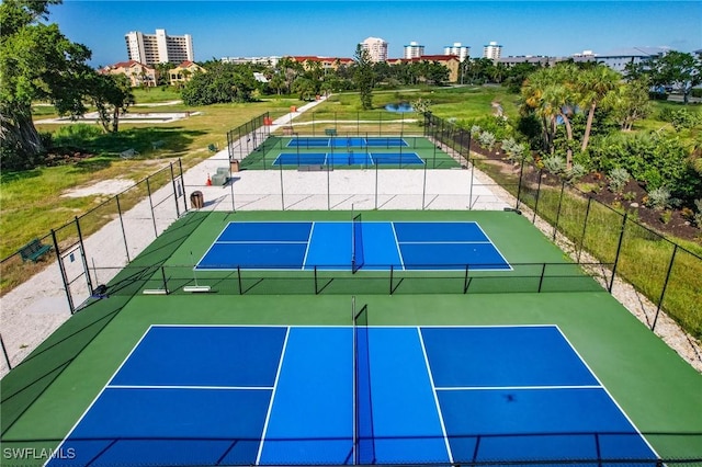 4531 Bay Beach Ln Unit 337, Fort Myers Beach, FL 33931 - view of tennis court featuring community basketball court