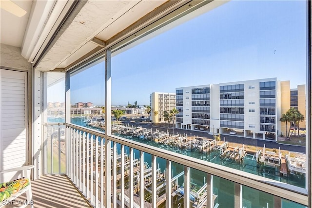 4531 Bay Beach Ln Unit 337, Fort Myers Beach, FL 33931 - balcony featuring view of marina and a water view