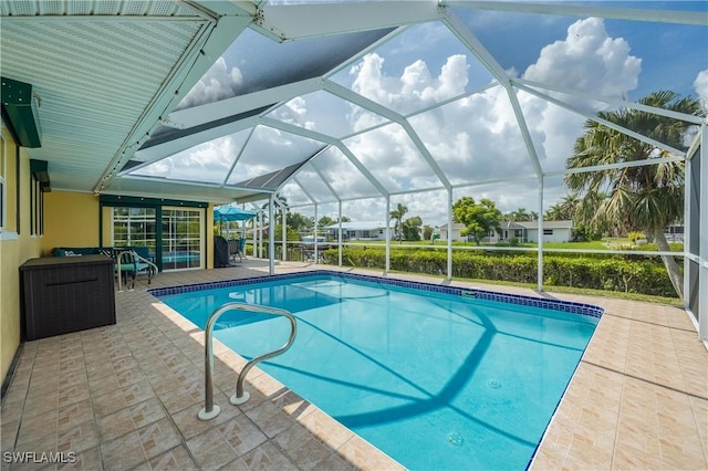 1720 Cascade Way N, Fort Myers, FL 33917 - outdoor pool featuring a patio and a lanai