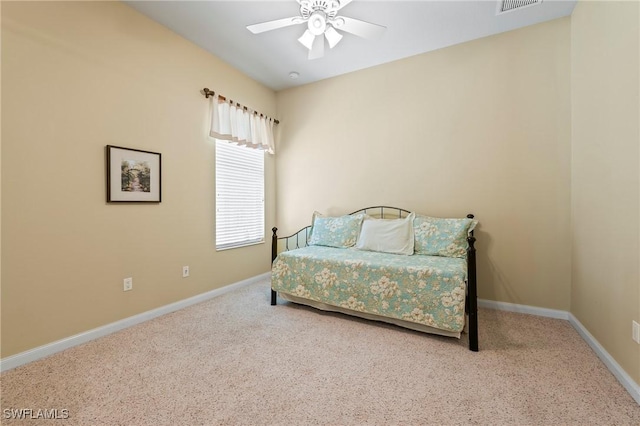 28864 Yellow Fin Trl, Bonita Springs, FL 34135 - carpeted bedroom featuring baseboards and ceiling fan