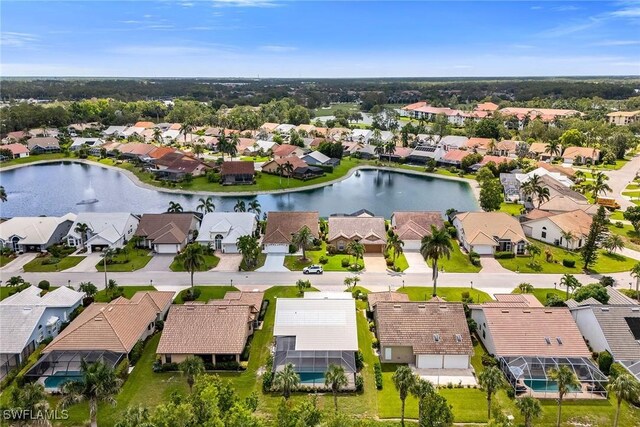 221 Saint James Way, Naples, FL 34104 - aerial perspective of suburban area with a large body of water