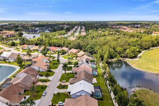 221 Saint James Way, Naples, FL 34104 - aerial view of property's location featuring nearby suburban area and a large body of water