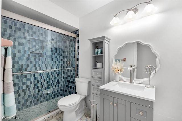 6340 P G A Dr, North Fort Myers, FL 33917 - full bath with a stall shower and vanity