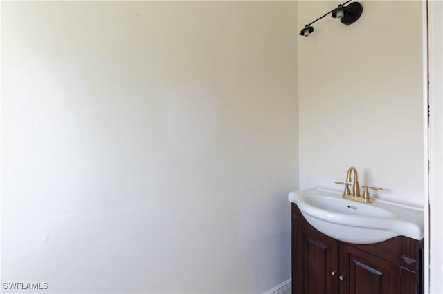 6340 P G A Dr, North Fort Myers, FL 33917 - bathroom with vanity and baseboards