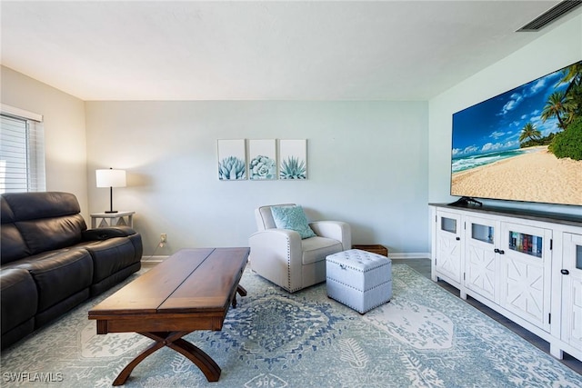 431 Van Buren St Unit B6, Fort Myers, FL 33916 - living area with baseboards