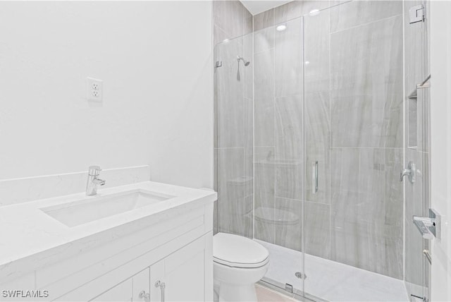 1061 Sunrise Blvd, Lehigh Acres, FL 33974 - bathroom featuring a stall shower and vanity