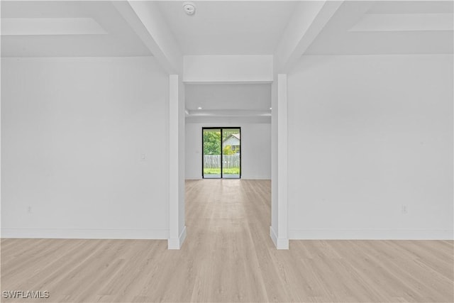 1061 Sunrise Blvd, Lehigh Acres, FL 33974 - unfurnished room featuring light wood finished floors and a smoke detector