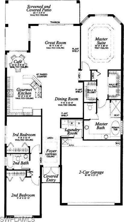 2434 Butterfly Palm Dr, Naples, FL 34119 - view of home floor plan