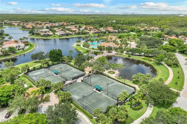 2434 Butterfly Palm Dr, Naples, FL 34119 - aerial perspective of suburban area with a nearby body of water